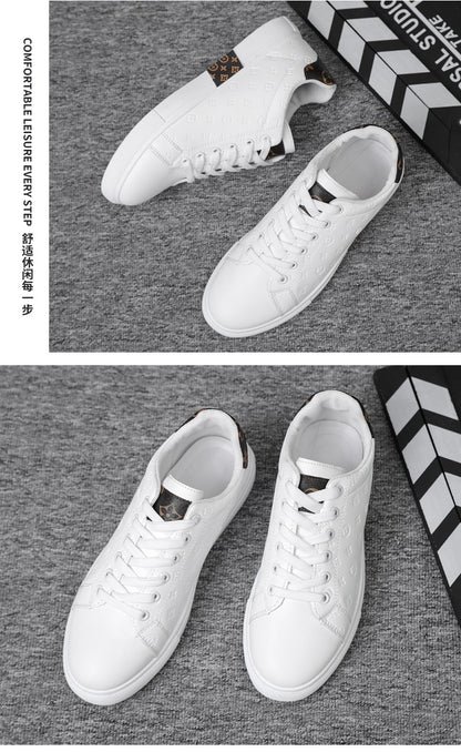 Brand Men Leather High-Top Skateboarding Shoes Men's Sneakers Male Flats Non-Slip Sport Shoes Zapatillas Hombre Mens Footwear