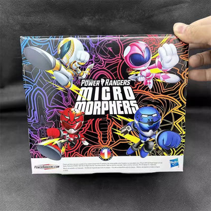 Hasbro Power Rangers Caixa de Presente Surpresa da Moda Enfeites Artesanais Ultrapequenos e Boneco Modelo Imóvel Presente Brinquedos Colecionáveis