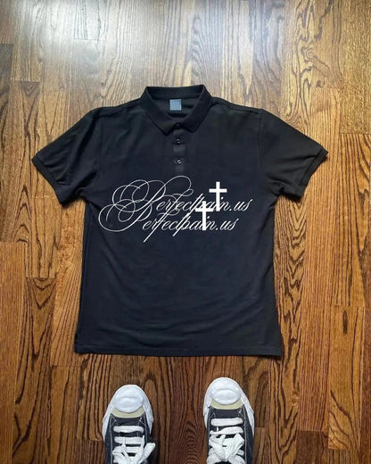 Harajuku Retro Striped Letters Fashionable Loose Cotton T-shirt Men Y2K High Street Fashion Clothing Punk Casual Short Sleeves