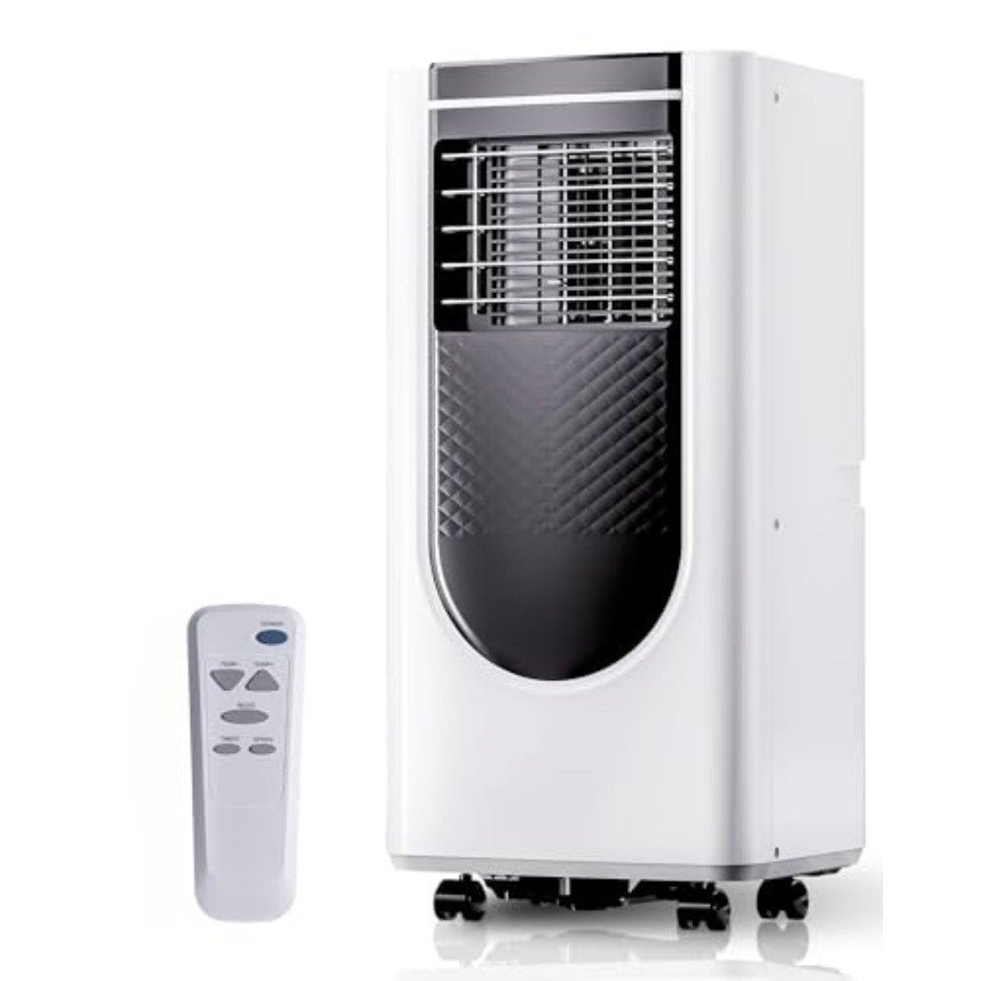 Ar-Condicionado Portátil de 8000 BTU com 4 Modos para Resfriamento Eficiente Economia de Energia Controle Remoto Timer de 24 Horas Ideal para Quartos