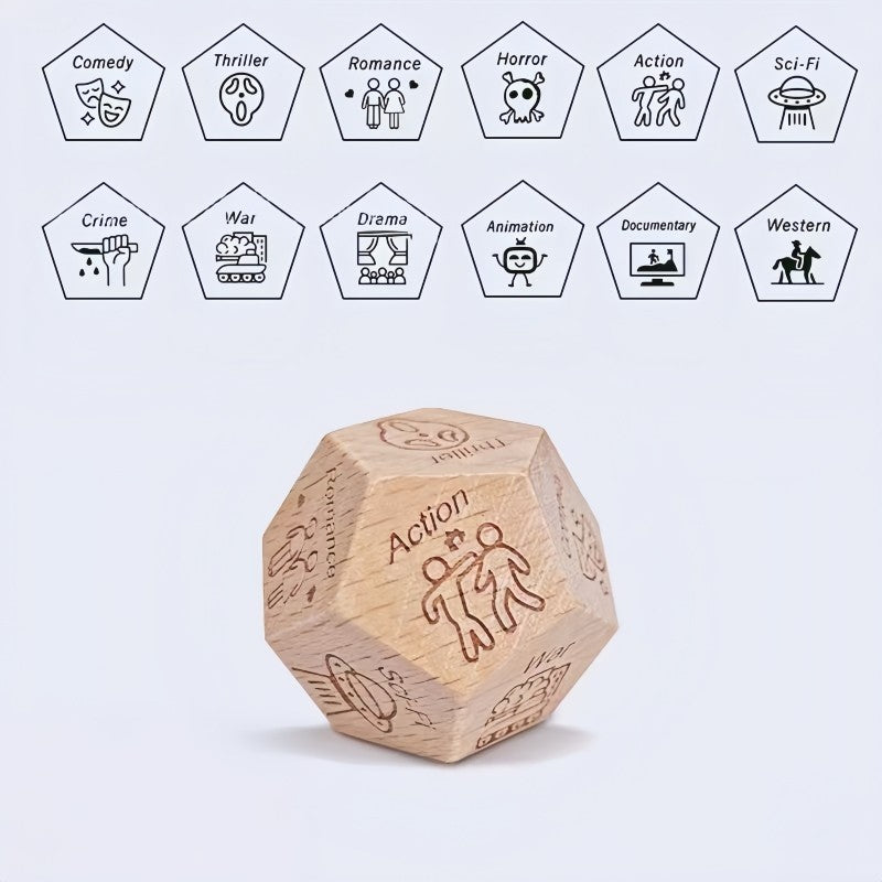 Dice for Her Him Couples Gift Ideas Food Decision Dice Games Christmas Birthday Valentines Day Gifts for Wife Husband