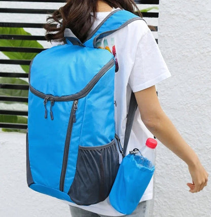 Portable Outdoor Ultra Light Backpack Foldable Storage Waterproof Men's and Women's Outdoor Hiking Cycling Camping Sports Bag