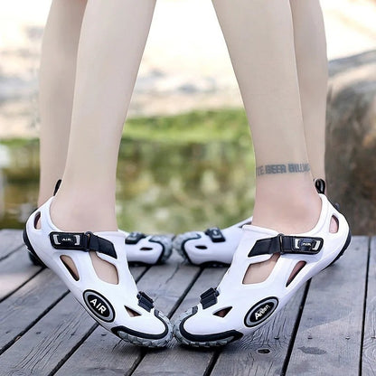 Unique 2022 Summer Couple's Beach Sandals Outdoor River Swimming Plus Size Men's Sandals Dialed Design Casual Comfort