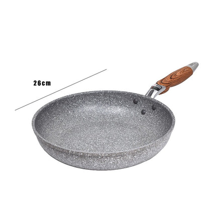 Panela Wok de Pedra Durável Antiaderente Cerâmica para Fritar Panela de Indução Frigideira para Bife Fogão a Gás Ferramenta Utensílio de Cozinha para Conjunto
