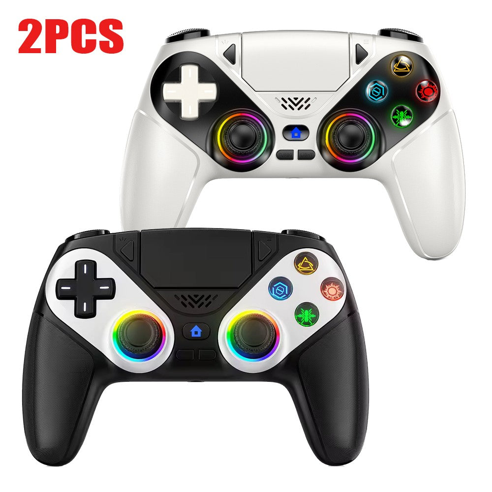 Controller For Playstation5 PS5/PS5 Pro/Slim/PC,RGB Wireless Gamepad Hall Effect Trigger Marco/Turbo Anti-Drift Game Joystick