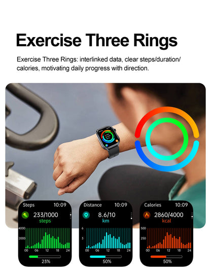 2025 Novo Smartwatch Masculino AI Diagosis ECG Saúde Pressão Arterial Lipídio Ácido Úrico AI-GPT Respostas Inteligentes Saúde Smartwatch Para Homens