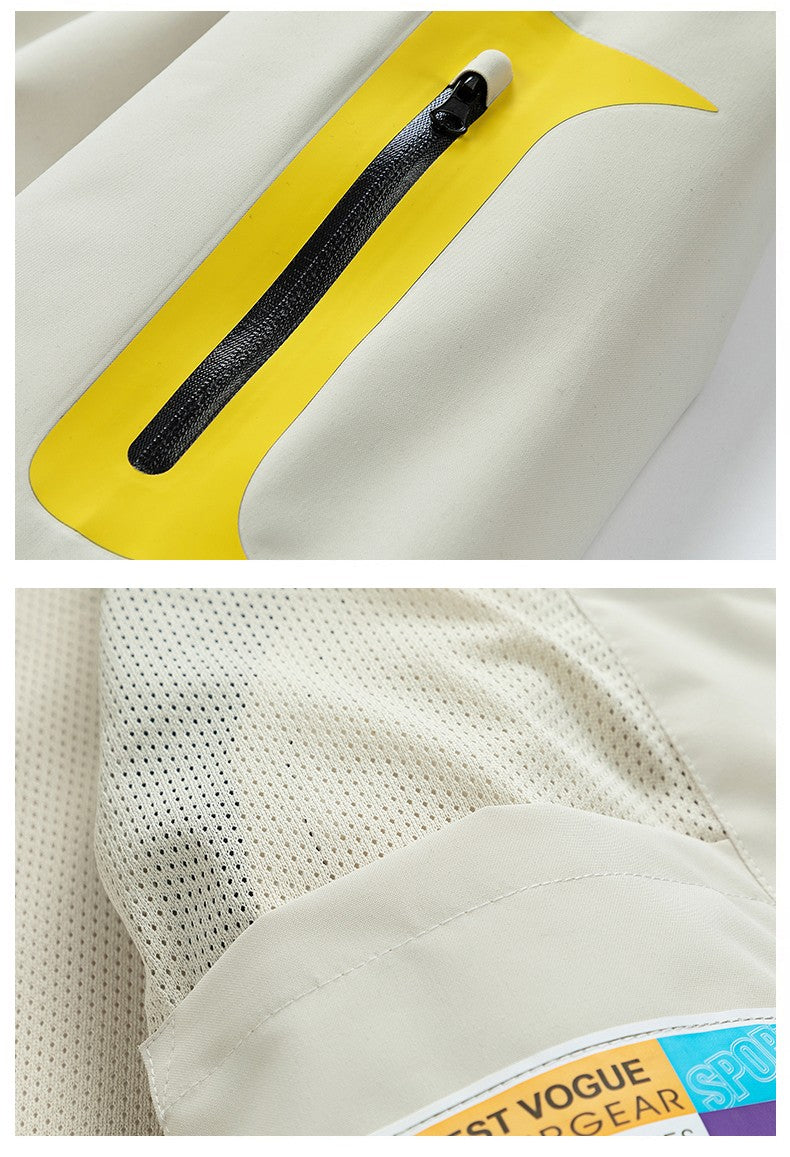 CHRLCK Unisex Waterproof Running Jackets Windproof Windbreakers Spring Autumn Women Hiking Camping Fishing Trekking Coats