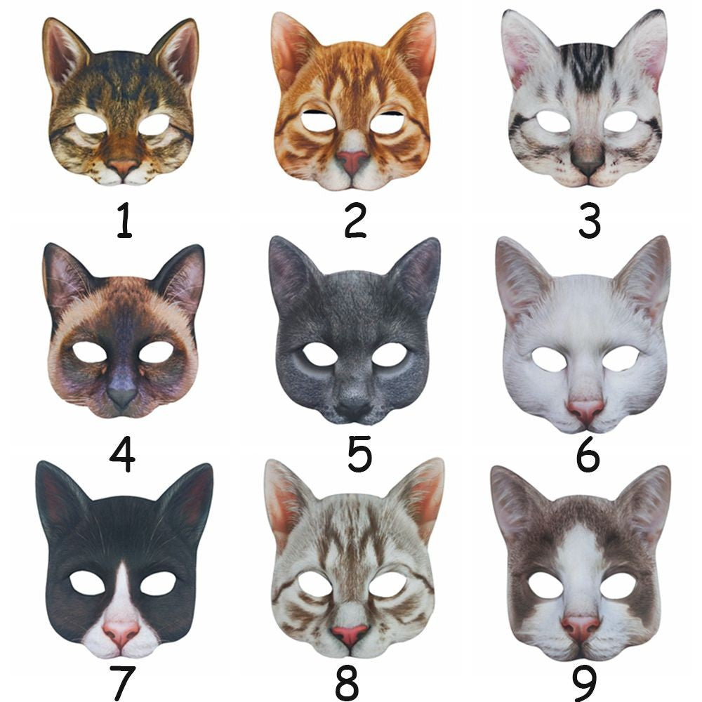 Supplies Eye Mask Festival for Adult  Costume Party Christmas Cosplay Props Halloween Decoration Masquerade Mask Cat Mask