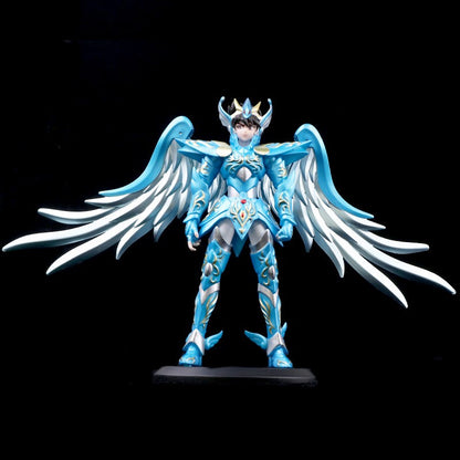 19cm Anime Cavaleiros do Zodíaco Boneco Fênix Ikki Hyoga Seiya Shiryu em Pé Coleção de Brinquedos Decoração Bonecas Japonesas