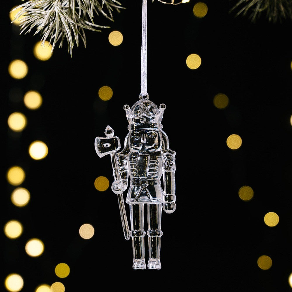 Acrylic Acrylic Christmas Pendants Transparent Clear Simulation Transparent Tree Hangings Hanging Pendant Crystal