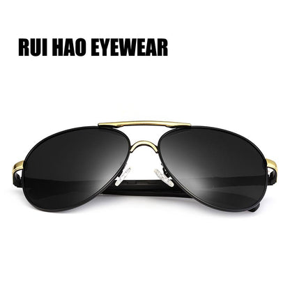 Outdoor Driving Sunglasses Mens Fashion Pilot Polarized Sun Glasses Men Women Polycarbonate Lenses 0945