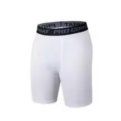 1 Pcs Men's Plus Size Black and White Long Sports Underwear Running Fitness Basketball Football Elastic Waist Shorts Teenagers