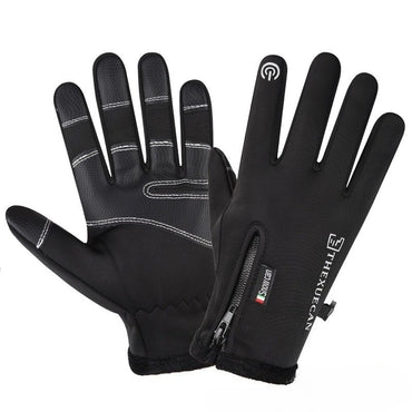 Motorcycle Gloves Moto Gloves Winter Thermal Fleece Lined Winter Waterproof Touch Screen Outdoor Non-slip Motobike Riding Gloves