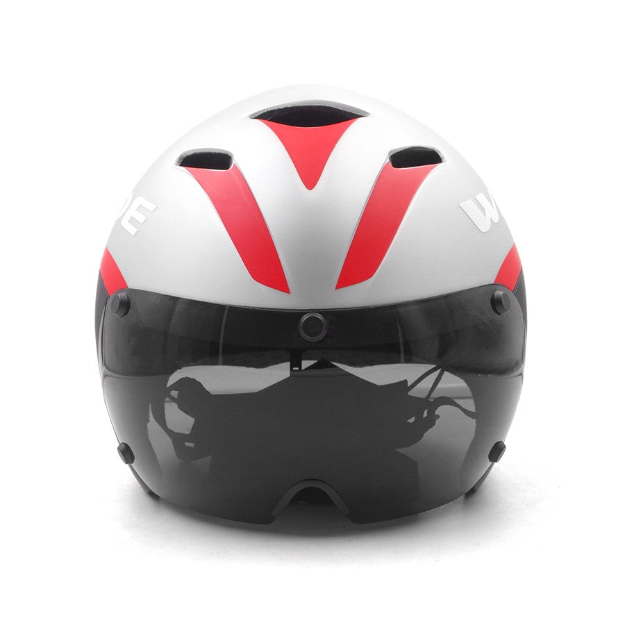 TT Óculos de Lente de Capacete de Ciclismo Capacete de Bicicleta de Estrada Aero Triathlon Tri Capacete de Ciclismo de Corrida de Contrarrelógio Masculino Acessórios de Casco Ciclismo