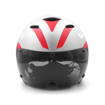 TT Óculos de Lente de Capacete de Ciclismo Capacete de Bicicleta de Estrada Aero Triathlon Tri Capacete de Ciclismo de Corrida de Contrarrelógio Masculino Acessórios de Casco Ciclismo