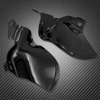 Defletor de Calor do Escudo da Sela ABS para Motocicleta Preto Brilhante para Harley Softail Fat Boy Breakout Slim Street Bob 2018-2022