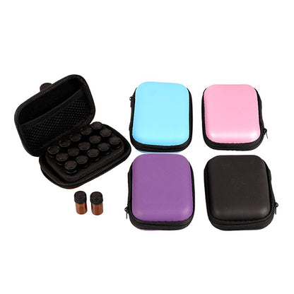 15Slots 1/2/3ML Essential Oil Case For Young Living Roller Bottles Storage Bag Holder Portable Perfume Hanging Organizer