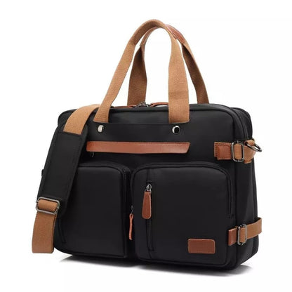 Nova Mochila Conversível Multifuncional 2025 Mochila para Notebook de 15,6/17,3 Polegadas Mochila de Viagem de Negócios Mochila Escolar de Nylon Impermeável
