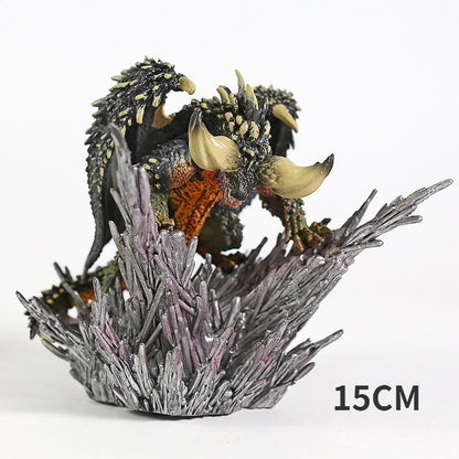 Figura de Dragão de Jogo Monster Hunter de 17CM Mizutsune Zinogre Monstros Nergigante Iceborne Velkhana Zinogre Figura de Ação de PVC Brinquedo