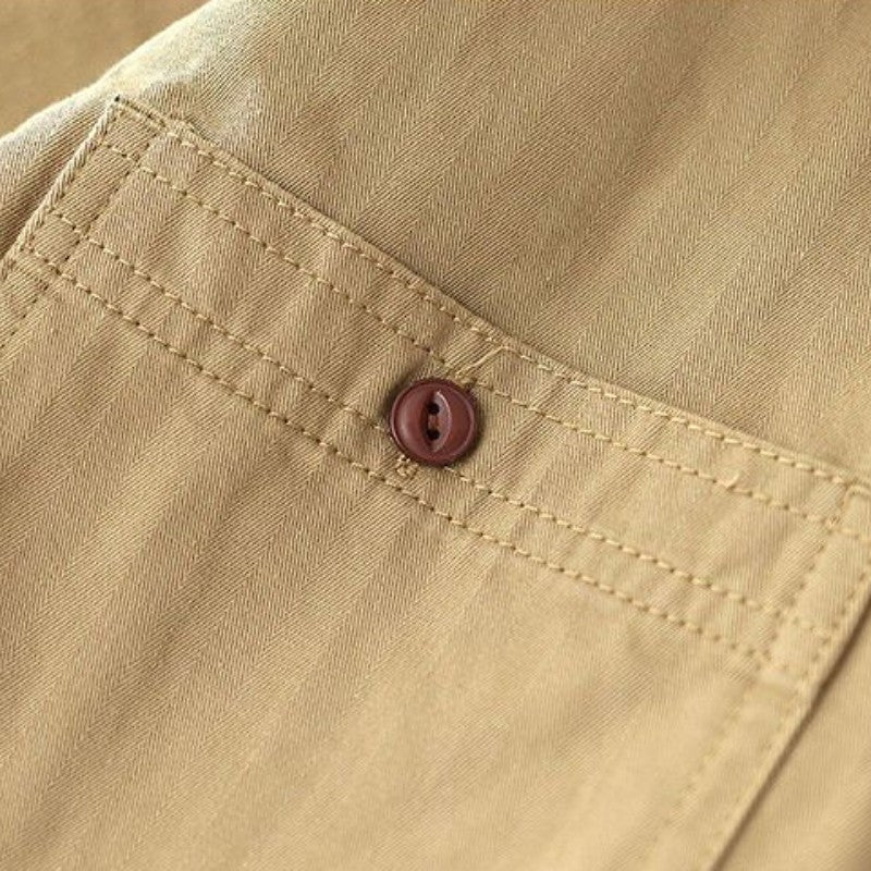 Gmiixder Men Cargo Long Sleeve Shirt Spring Autumn Hip Hop Jacket American Casual Retro Green Tough Man Workwear Shirt