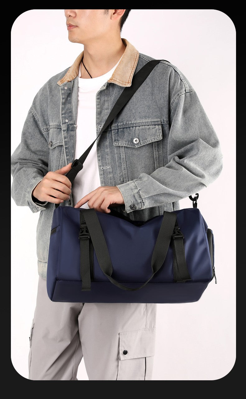 1 Piece Upgraded Sports Bag, Fitness Bag for Men and Women, Large Capacity Dry and Wet Separation Swimming Bag, Short-Distance Business Trip Portable Travel Bag, Sports Shoe Storage Bag, Multi-Purpose Luggage Bag