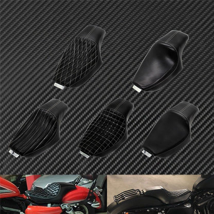 Assento de Couro Sintético (PU) de Motocicleta para Piloto e Garupa Dianteiro Traseiro para Harley Sportster XL Iron 883 1200 48 Forty-Eight 2004-2015 16