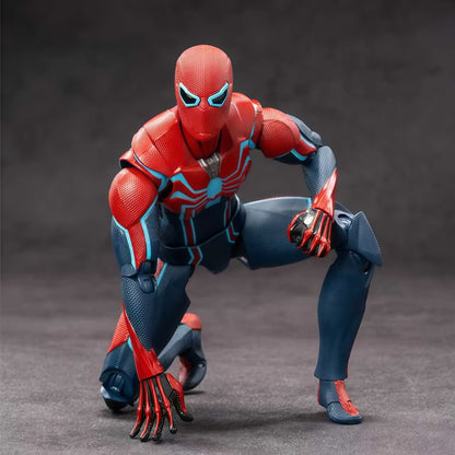 Genuine Marvel Legends Homem-Aranha Ps4 Peter Parker Dourado Preto Vermelho Action Figure Modelo Brinquedos Decoração de Mesa Presentes de Aniversário para Crianças