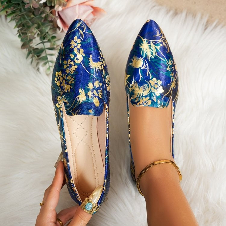 Loafers Flats Leopard Pointed Toe Casual Women Shoes New Comfortable Walking Mujer Zapatos:Wear-resisting