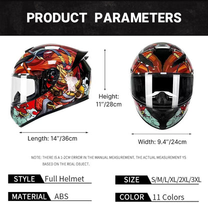 Capacete de Moto de Rosto Inteiro de Alta Qualidade Masculino Feminino Capacete de Corrida de Moto DOT capacete casqueiro casque
