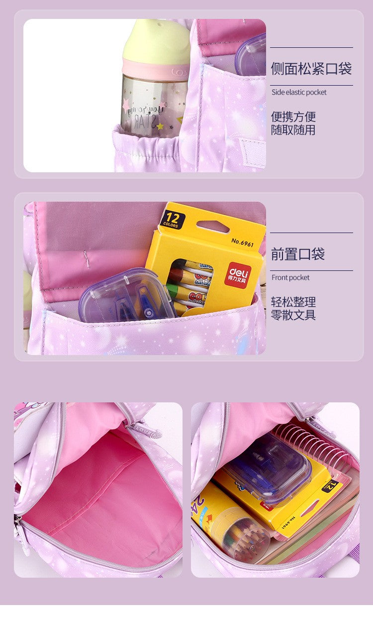 Children schoolbag new style kindergarten fashion cartoon backpack large capacity light backpack