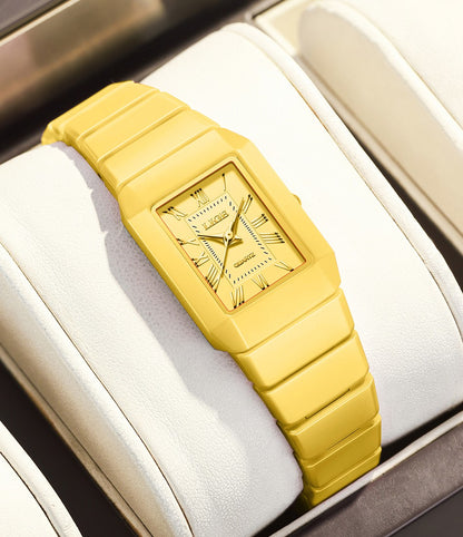 New Fashion LIGE Woman Watch Elegant Luxury Ceramic Strap Waterproof Simple Dial Quartz Women's Watches Ladies Gifts Reloj Mujer