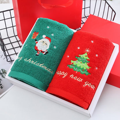 Christmas Towels and Bath Towels, Christmas Red Towel and Bath Towel Set, Merry Christmas Bathroom Supplies, Christmas Gifts