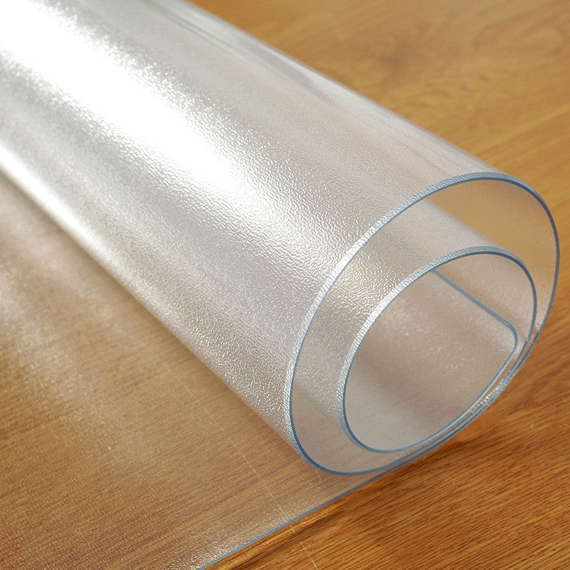 Transparent PVC Tablecloth Waterproof Kitchen Tablecloth Pad Glass Soft Cloth Tableclot Oil-Proof Table Mat Table Cover