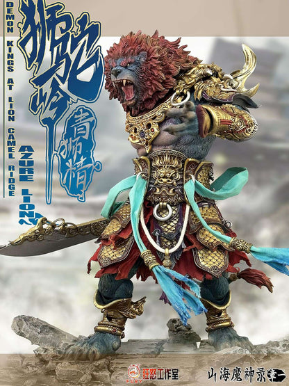 Fury Toys 1/12 Azure Lion Demon King Boneco de Ação Versão Dourada Versão Clássica Brinquedos de Modelo Colecionáveis Figuras de Enfeite de Mesa Presente