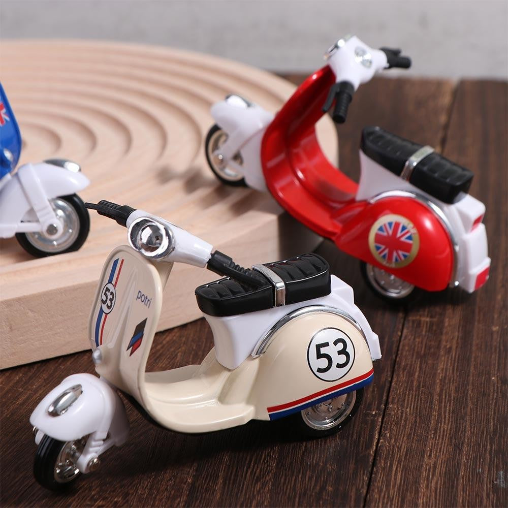 Modelo de Moto em Liga Leve Miniatura Fundido por Injeção Inércia Mini Moto Simulação Brinquedo Carro Modelo de Moto Presente Veículo de Fricção