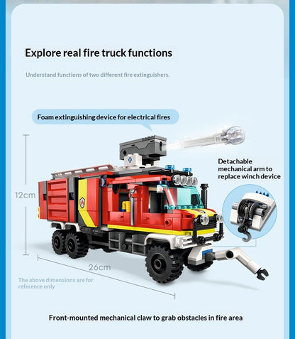 Série Lego City 60374 60373 60411 Navio de Resgate de Incêndio Blocos de Montar de Quebra-Cabeça Brinquedos Infantis Presentes de Natal