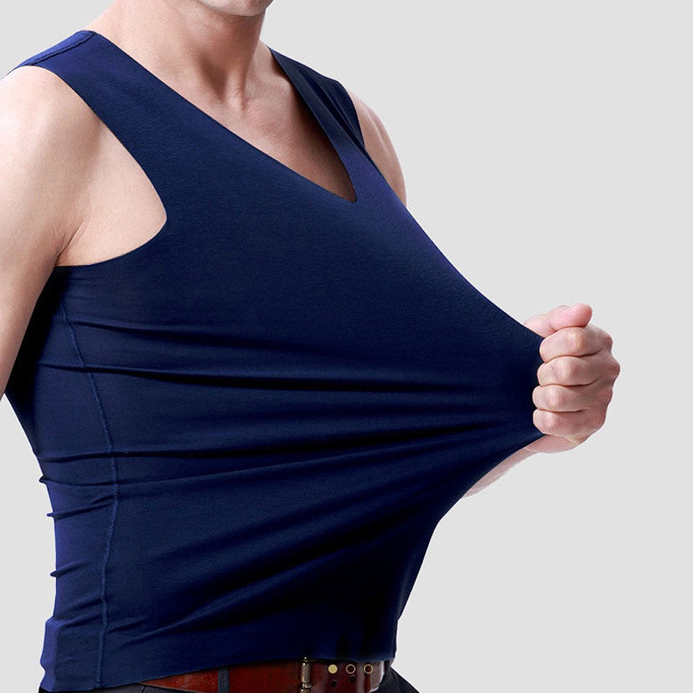 3Pieces/Lot Seamless Sleeveless Undershirt Tank Top Men Fitness Shirts Mens Body