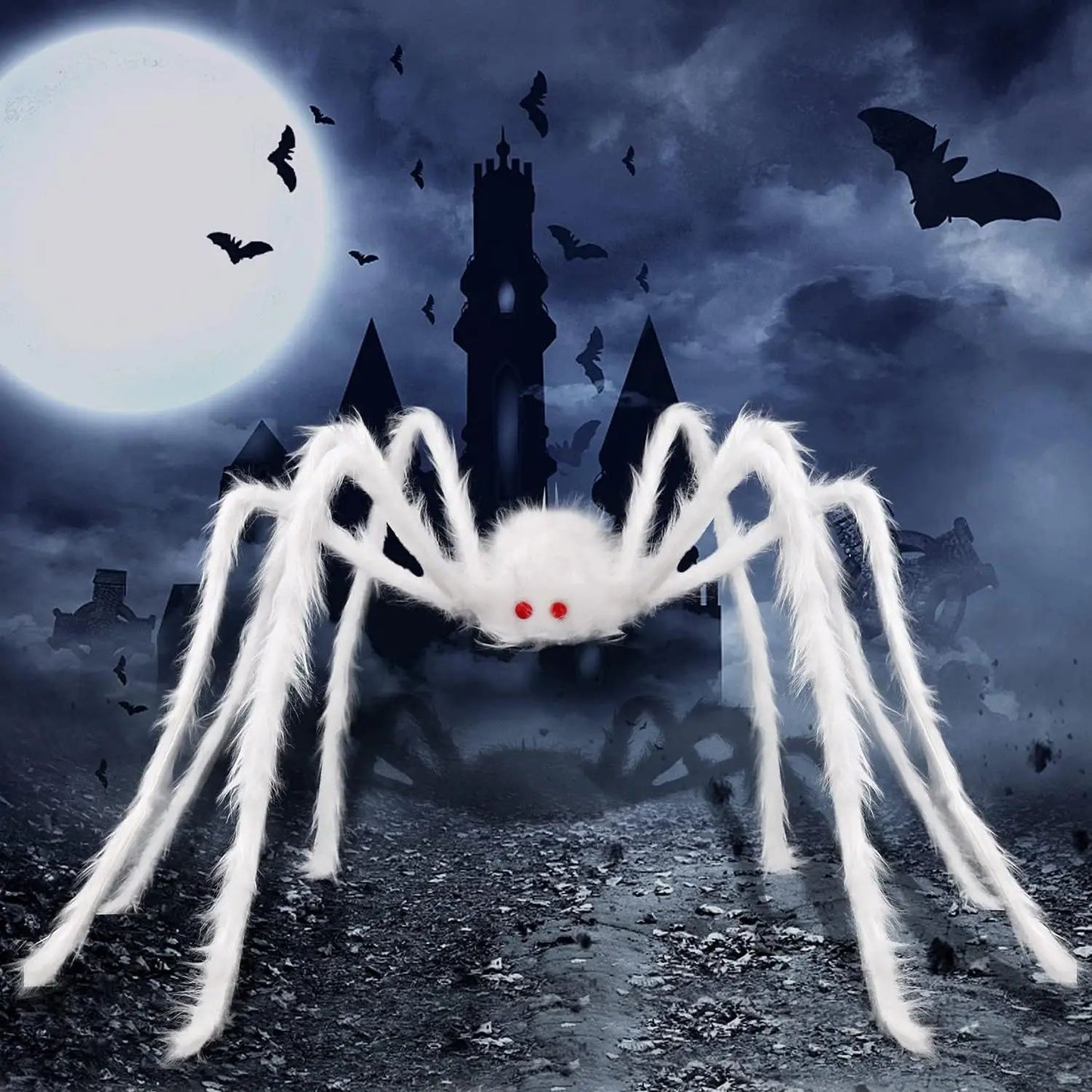 Spider Halloween Decoration Home Supplies Outdoor Yard/garden Decor Haunted House Spider Hallowen Day of The Dead Props Scream