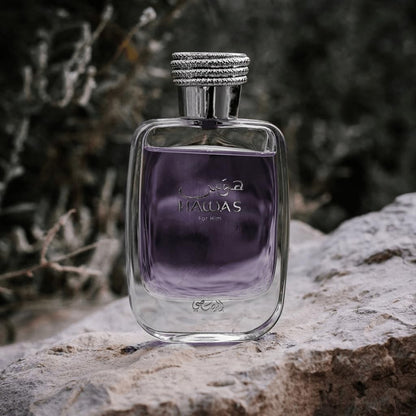 Perfume masculino Hawas – eau de toilette spray 100ml (3.4oz), perfume árabe premium