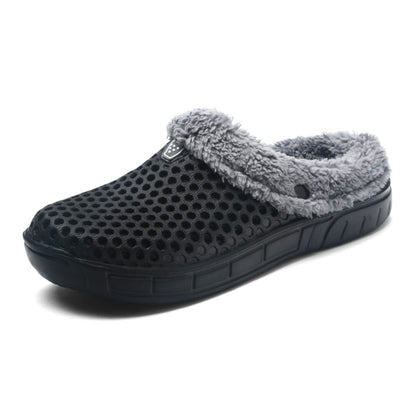 Winter Slippers Men Women Indoor Warm Shoes Non Slip Cotton Pantoffels Casual Clogs Slip on House Floor Slippers for Men
