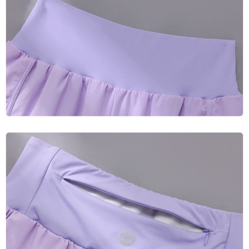 DRUR Sports Shorts Women High Waist Loose Yoga Shorts With Pocket Female Short Pants Woman's Gym Running Shorts Fitness Clothes