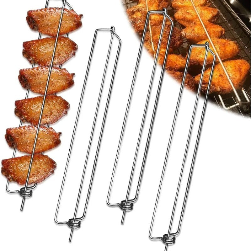 New Product Wingrailsgrilling Outdoor Barbecue Fork Chicken Wing Grill BBQ Barbecue Tools
