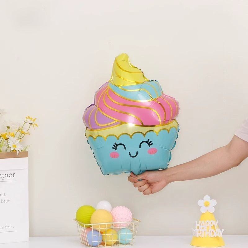 7pcs Candy & Ice Cream Theme Balloons Set pink balloons decoration party birthday balloons decoration party princess