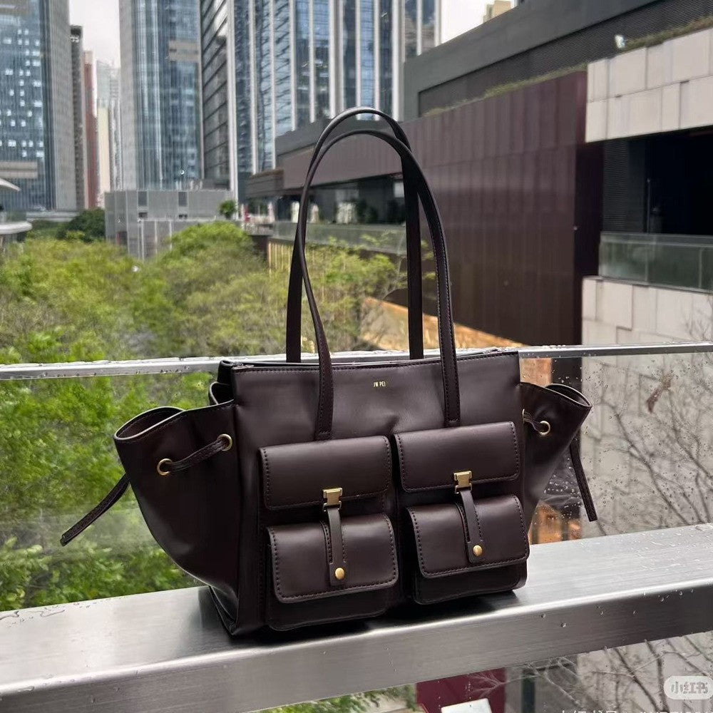 2025 Pocket Handbag DA Motorcycle Tote Female Large Capacity Commuter Single Shoulder Underarm Bag ????? ??? ?????? Sac Femme