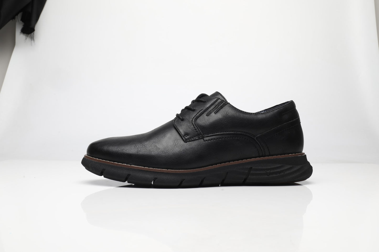 BHKH Male Sneakers Autumn/Winter traf Leather Men Casual Shoes Business Work Office Lace-up Dress shoes For Men Size47