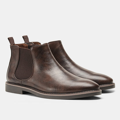 40~46 Botas Masculinas Chelsea Boots Marca Retrô Confortável Moda Masculina