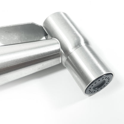Pulverizador de Torneira de Banheiro Portátil, Pulverizador de Aço Inoxidável, Pistola de Pulverização de Bidê Manual, Chuveiro Higiênico de Limpeza Automática, Torneira Manual de Banheiro