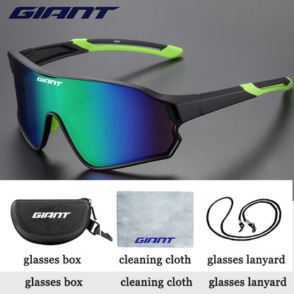 Óculos de Ciclismo Top Seller GIANT UV400 Anti-embaciamento Lentes REVO Nitidez HD Certificação CE/ANSI Design Cateye Bicicleta de Montanha/Estrada para homem e mulher