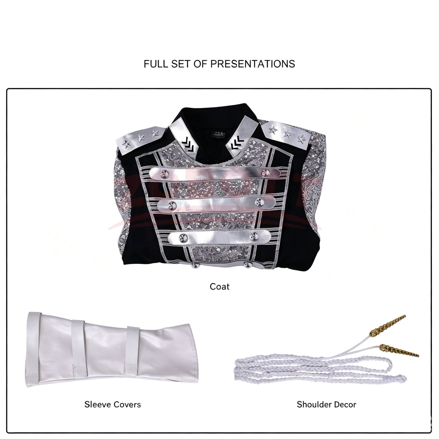 Punk Rock Michael Jackson Germany Military Cool Gaorgeous Teaser Jacket Outerwear for Collection costume