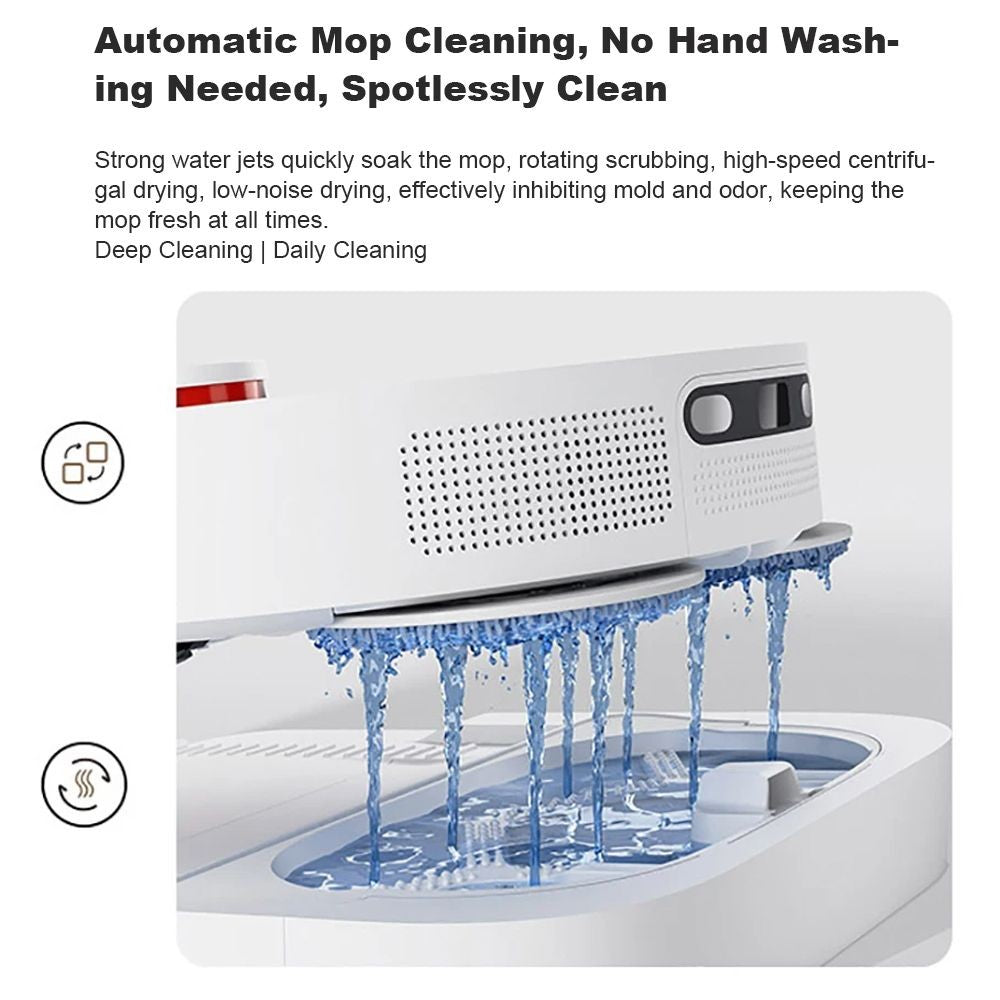 XIAOMI MIJIA Smart OMNI Robot 2 Vacuum Cleaners Mop Collection Self Cleaning Doc Empty Dust 75 Days of Continuous Garbage Collec